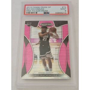 Pink Pulzar Prizm Rui Hachimura Draft Picks 2019 Panini Prizm PSA 9